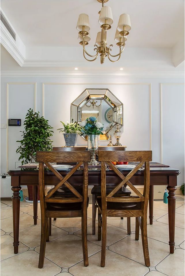 [裝修案例]128平米三居室美式裝修風格，舒適的居家生活