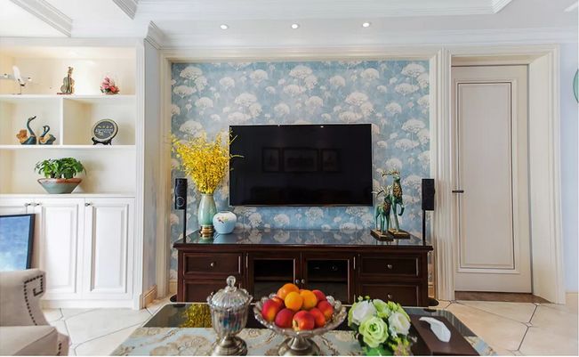 [裝修案例]128平米三居室美式裝修風格，舒適的居家生活