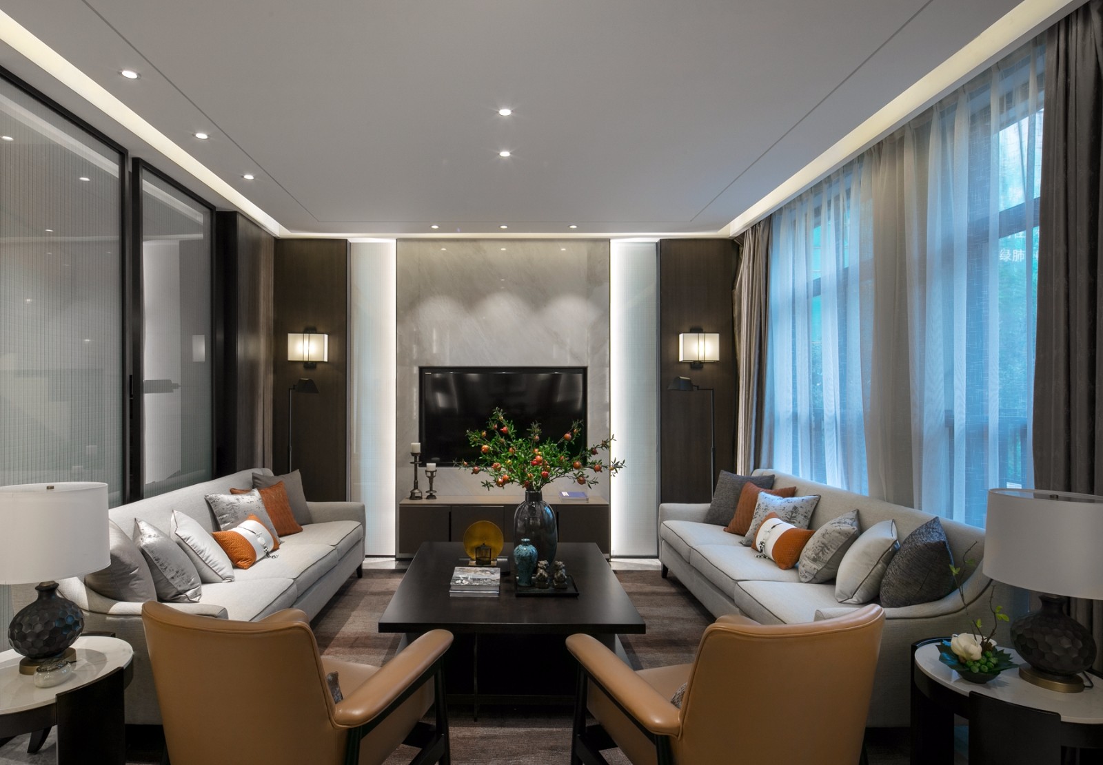 龍湖九里晴川-現(xiàn)代簡約-臥室設計效果圖