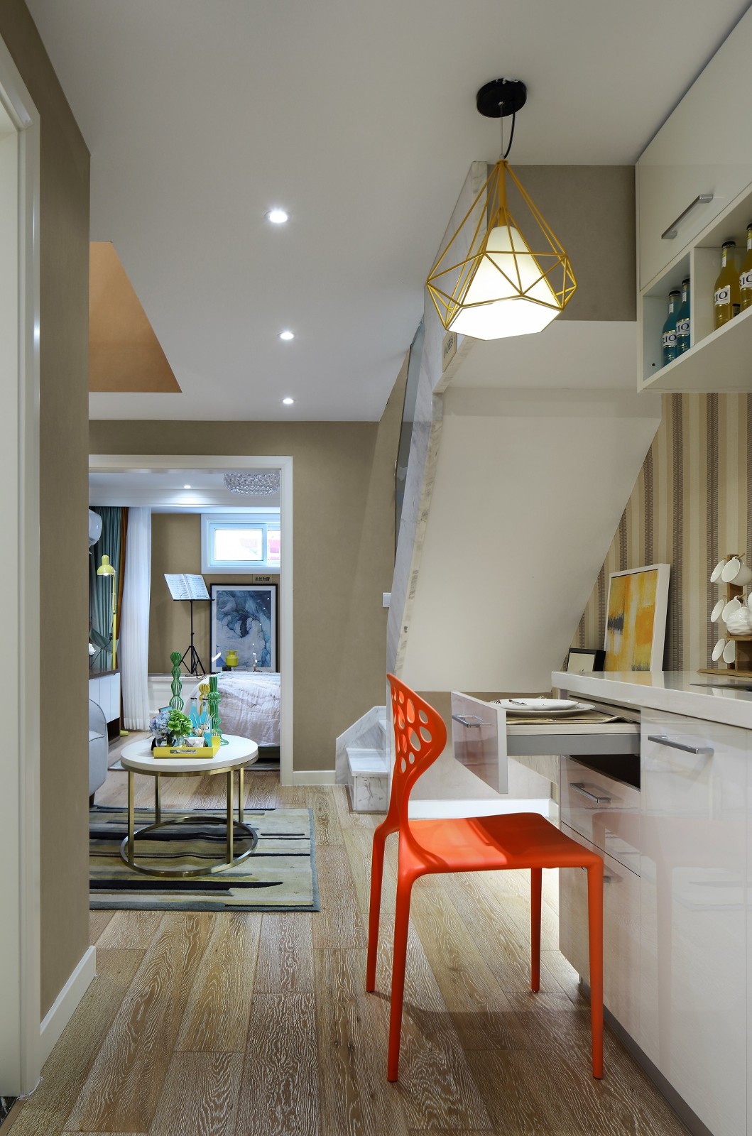 龍湖九里晴川-現(xiàn)代簡約-臥室設計效果圖