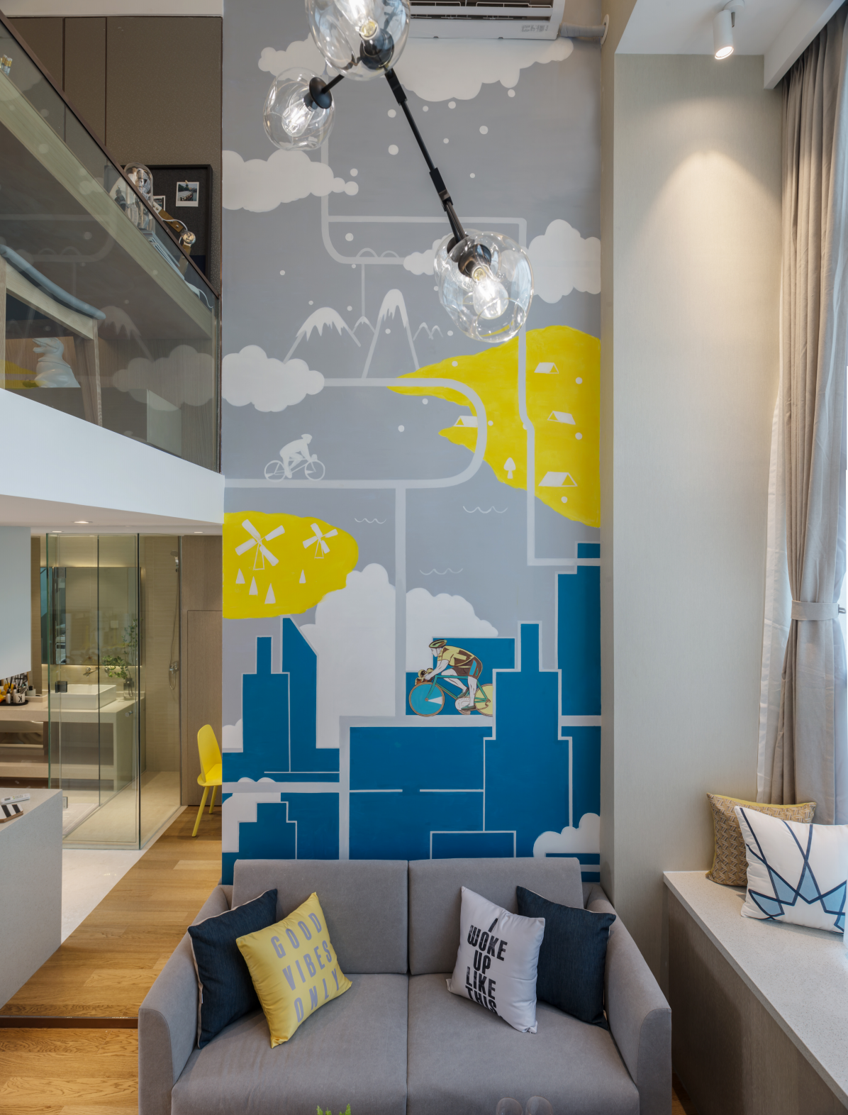 龍湖九里晴川-現(xiàn)代簡約-臥室設計效果圖