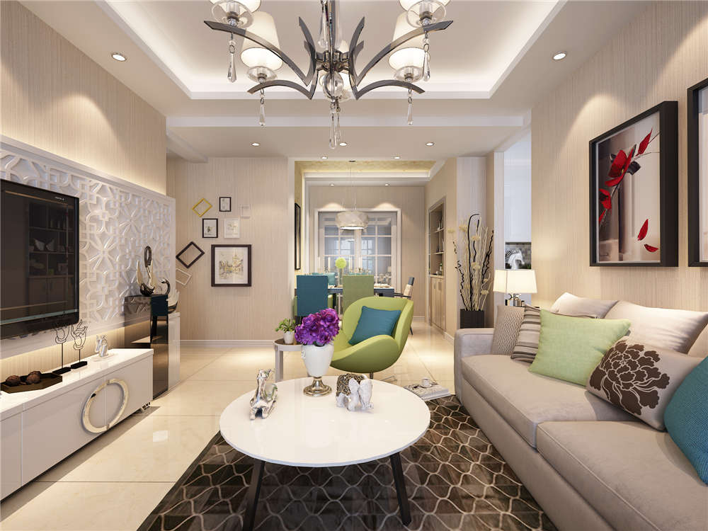 龍湖九里晴川-現(xiàn)代簡約-臥室設計效果圖