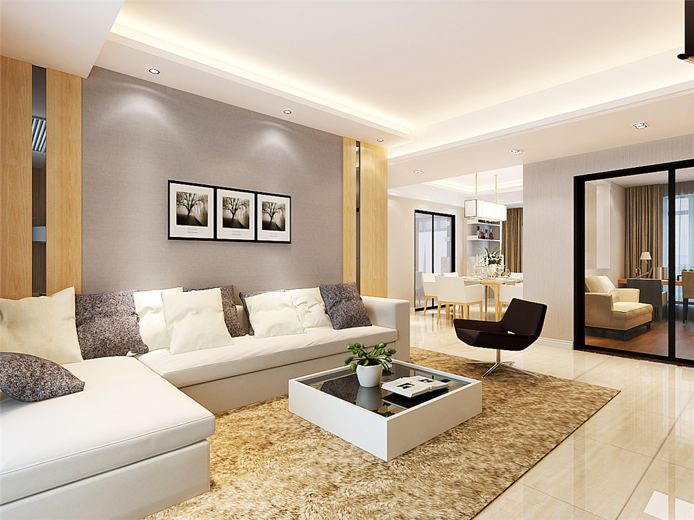 龍湖九里晴川-現(xiàn)代簡(jiǎn)約-臥室設(shè)計(jì)效果圖