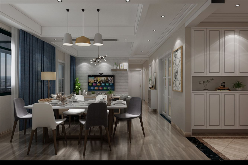 龍湖九里晴川-現(xiàn)代簡(jiǎn)約-臥室設(shè)計(jì)效果圖