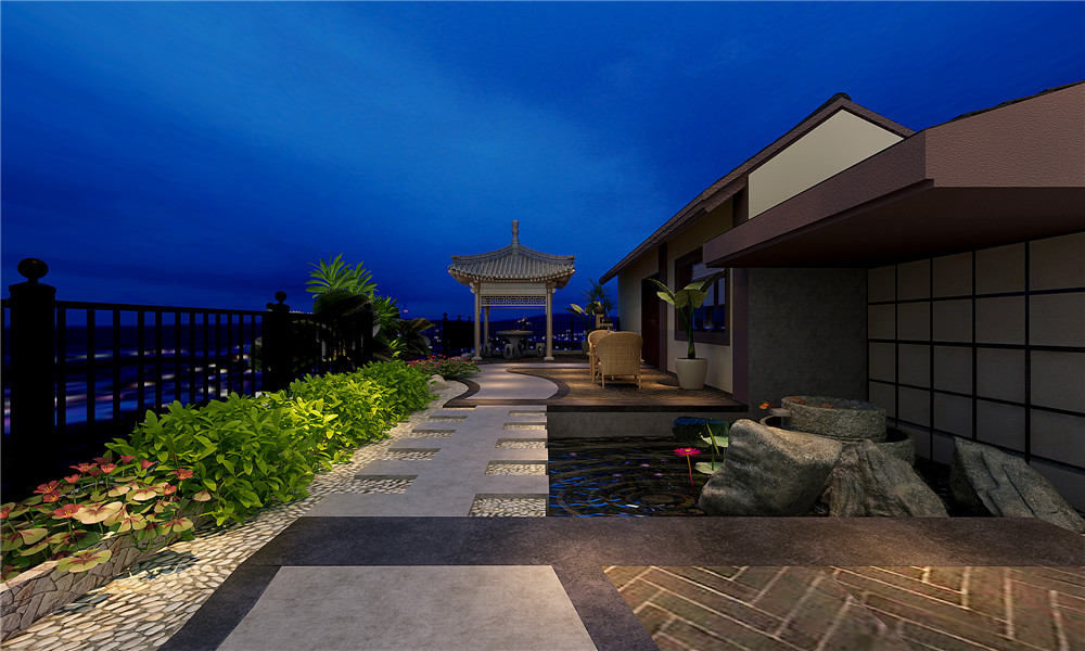 龍湖九里晴川-現(xiàn)代簡約-臥室設計效果圖