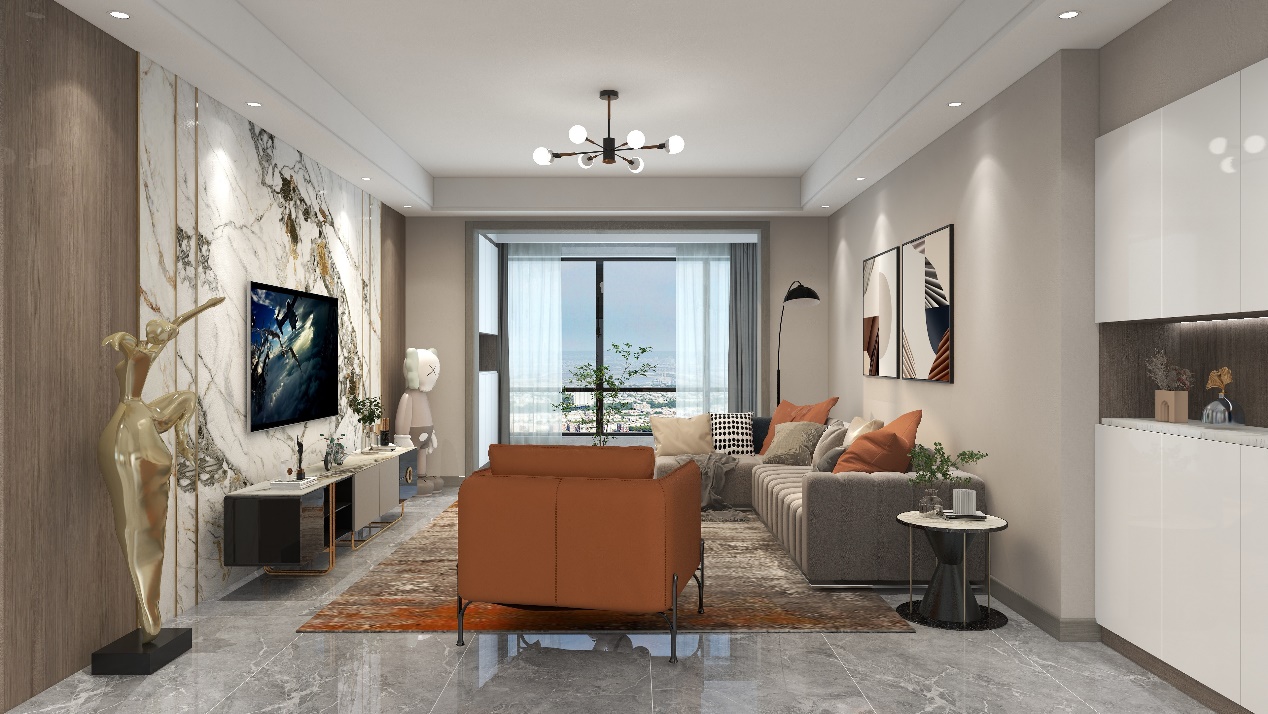 龍湖九里晴川-現(xiàn)代簡約-臥室設(shè)計效果圖