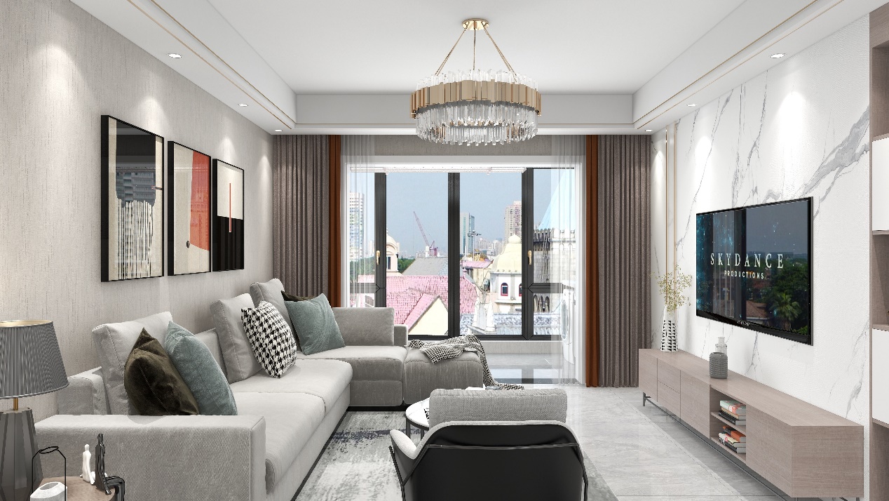 龍湖九里晴川-現(xiàn)代簡約-臥室設(shè)計(jì)效果圖