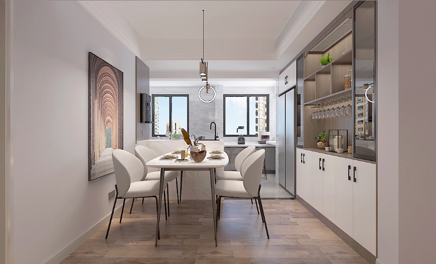 龍湖九里晴川-現(xiàn)代簡約-臥室設計效果圖