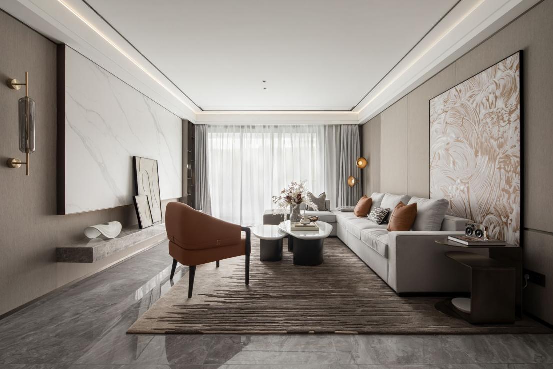 龍湖九里晴川-現(xiàn)代簡約-臥室設計效果圖