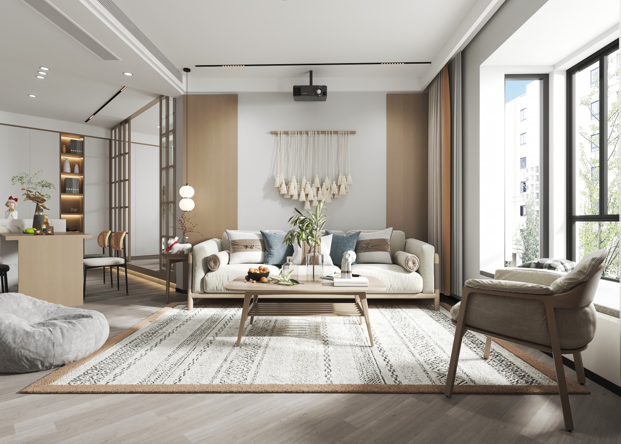 龍湖九里晴川-現(xiàn)代簡約-臥室設(shè)計(jì)效果圖