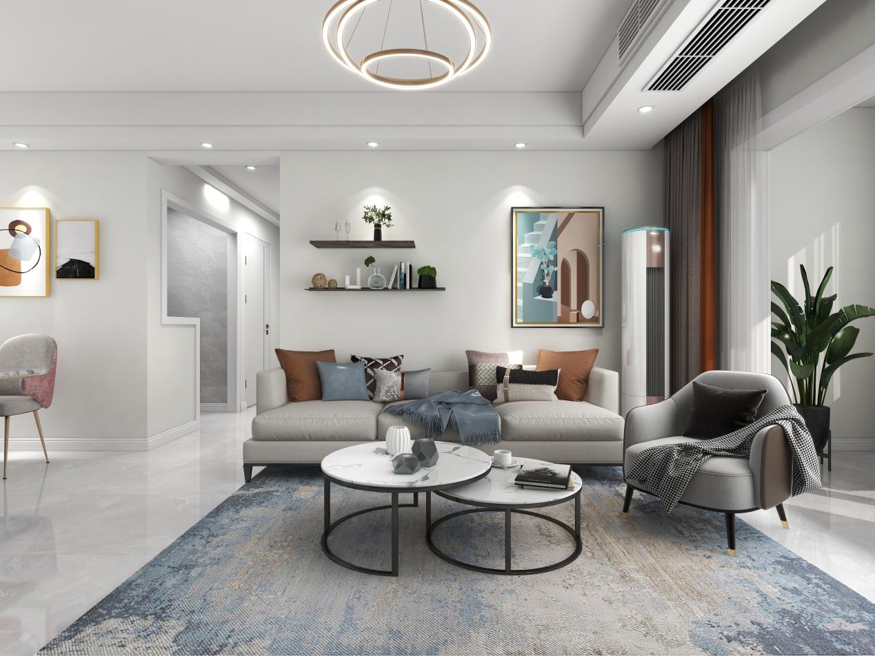 龍湖九里晴川-現(xiàn)代簡約-臥室設計效果圖