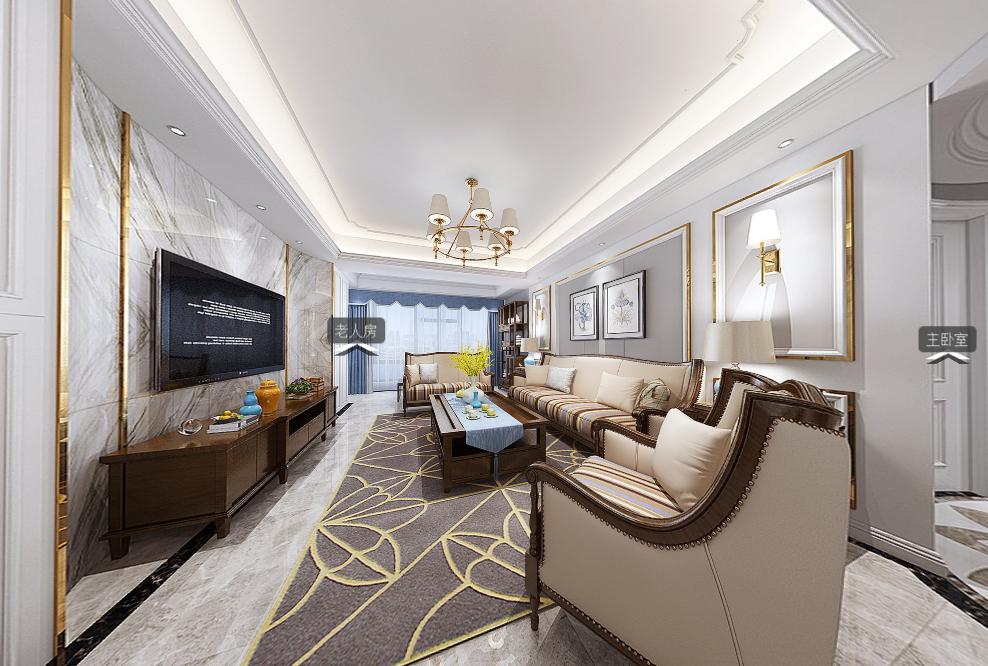 龍湖九里晴川-現(xiàn)代簡約-臥室設(shè)計效果圖