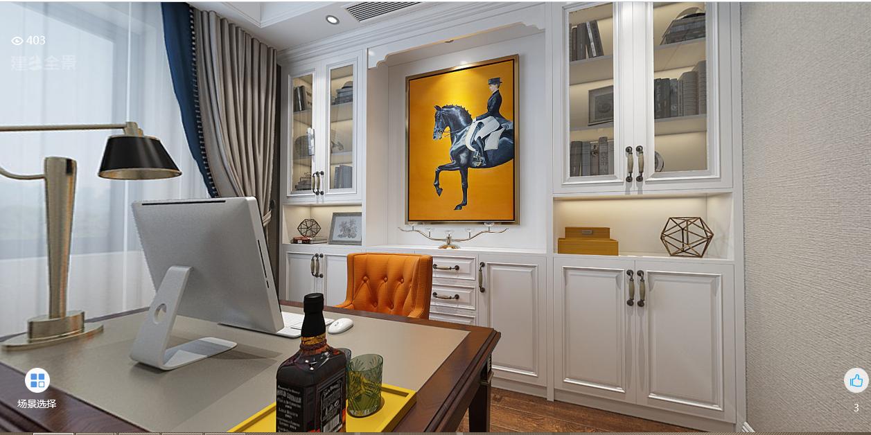 龍湖九里晴川-現(xiàn)代簡約-臥室設(shè)計效果圖