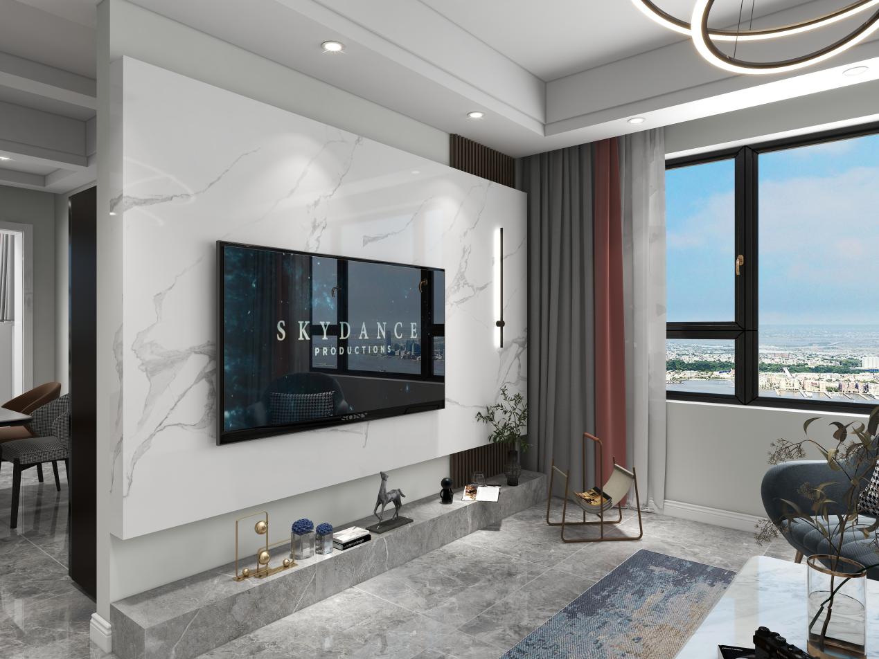 龍湖九里晴川-現(xiàn)代簡約-臥室設計效果圖