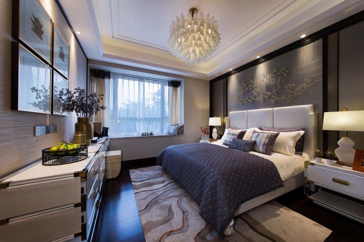 龍湖九里晴川-現(xiàn)代簡約-臥室設計效果圖